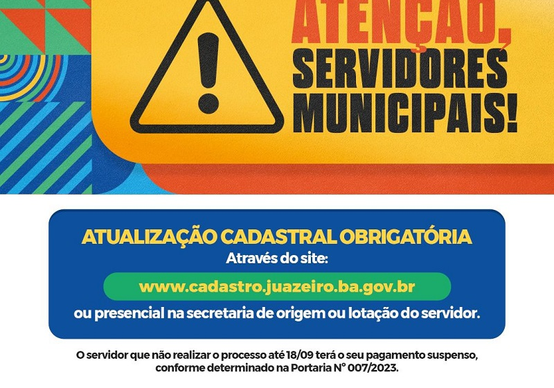  Prefeitura de Juazeiro inicia atualização de cadastro dos servidores públicos – juazeiro.ba.gov.br